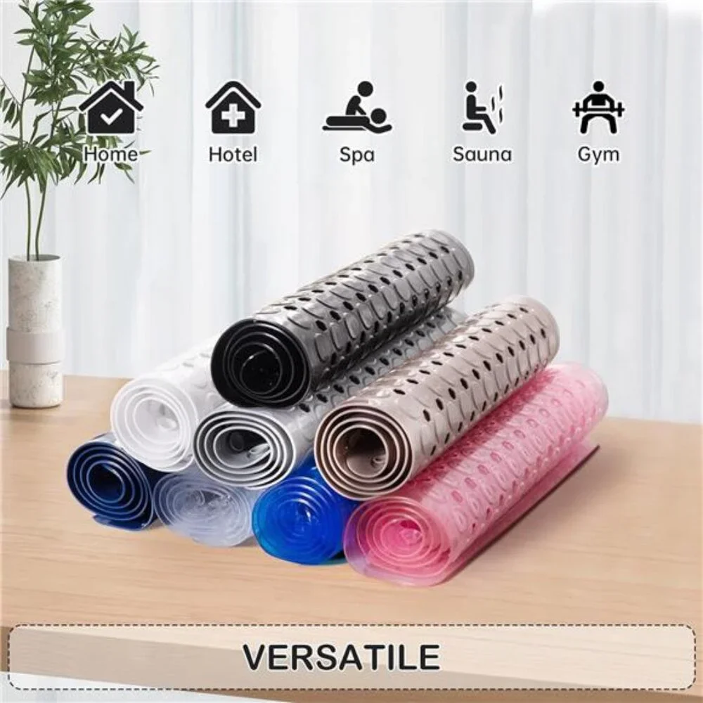 Non Slip Bathtub Shower Mat Extra Large Suction Cup Bath Mat Machine Washable